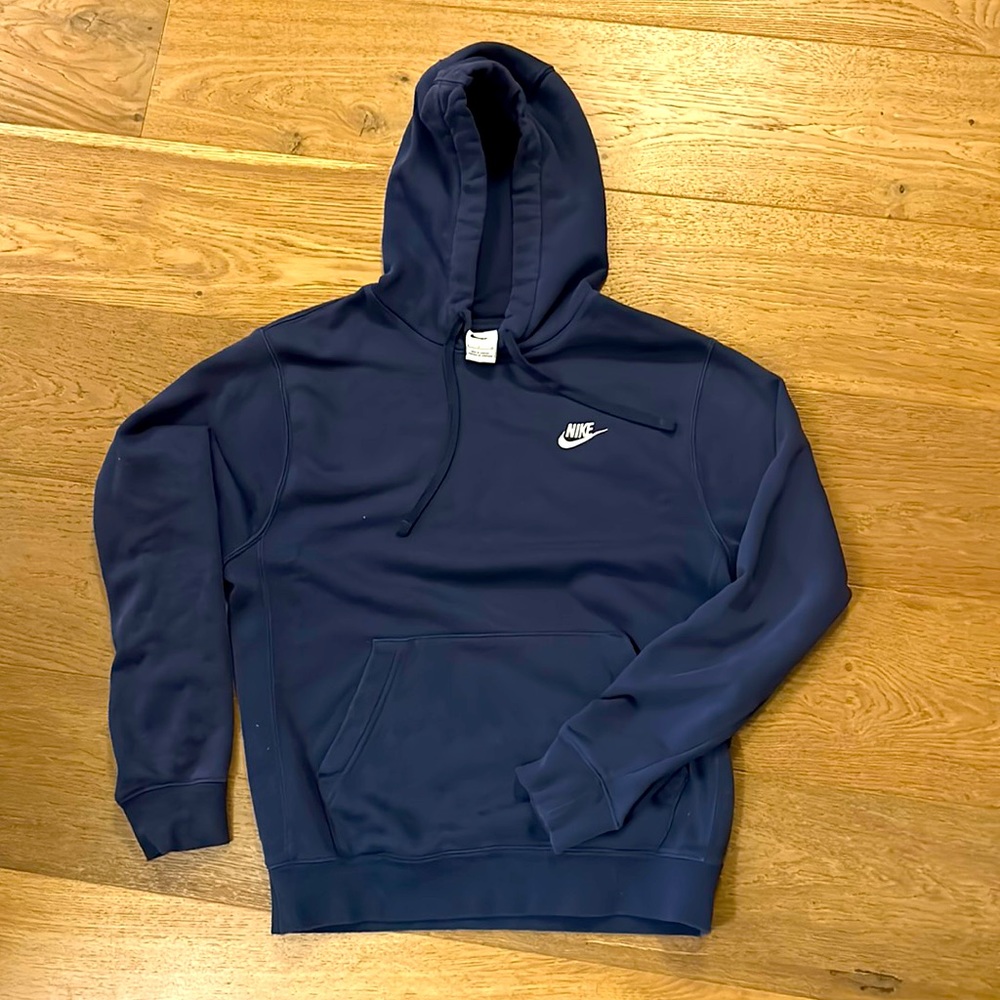 Nike navy blue hoodie sweatshirt, Men’s size S